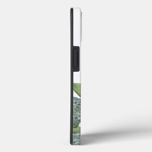 Stylish Hydrangea Floral Monogram Specialized Case-Mate iPhone Case (Achterkant / Rechts)