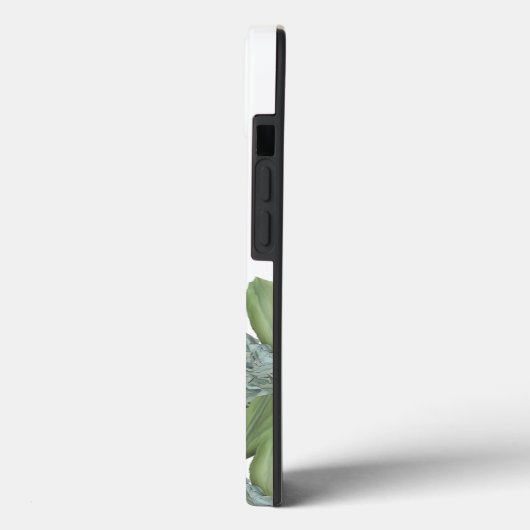 Stylish Hydrangea Floral Monogram Specialized Case-Mate iPhone Case (Achterkant / Links)