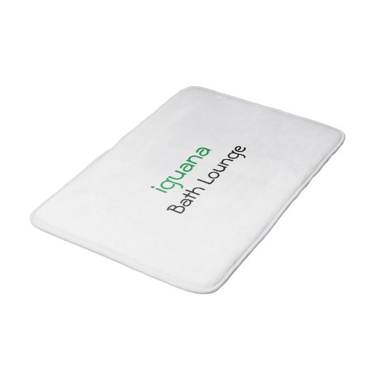 Stylish Iguana Bath Lounge Bath Mat (Gekanteld)