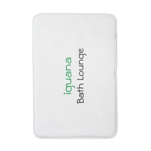 Stylish Iguana Bath Lounge Bath Mat (Voorkant Verticaal)