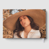 Stylish In Loving Memory Letting 4 Photo Collage Gastenboek (Achterkant)