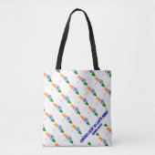 Stylish INDIA FLAG God's Heart Isaiah 40 Tote Bag (Voorkant)