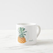 Stylish Inhale Bleek Pineapple Espresso Coffee Mok (Voorkant rechts)