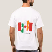 Stylish Irish Canadian T-shirt (Achterkant)