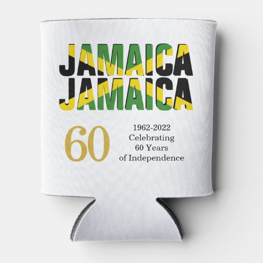 Stylish JAMAICA 60th Jubileum Independence Blikjeskoeler (Voorkant)