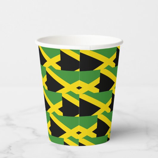 Stylish Jamaica Flag Papieren Bekers (Rechts)