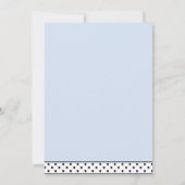 Stylish Kangaroo Jumping for Joy Boy baby shower Kaart (Achterkant)