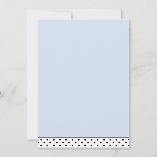 Stylish Kangaroo Jumping for Joy Boy baby shower Kaart (Achterkant)