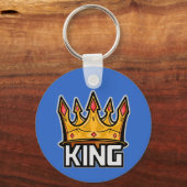 Stylish King Crown Sleutelhanger (Voorkant)