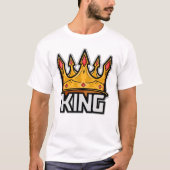 Stylish King Crown T-Shirt (Voorkant)