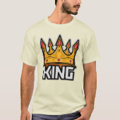 Stylish King Crown T-Shirt (Voorkant)