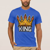 Stylish King Crown T-Shirt (Voorkant)