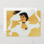 Stylish Lady Briefkaart (Voorkant / Achterkant)