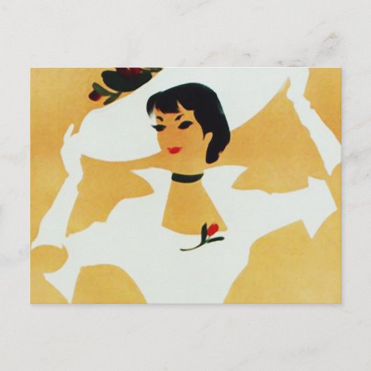 Stylish Lady Briefkaart (Voorkant)