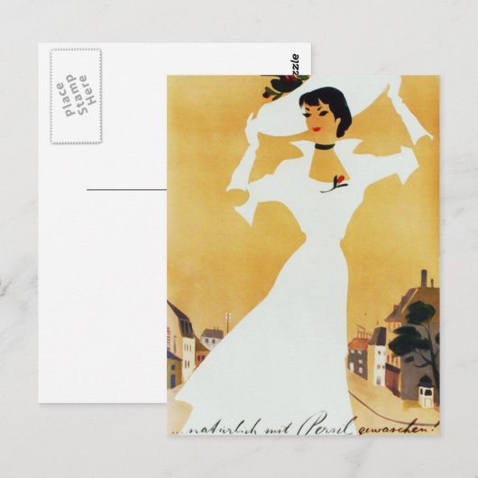 Stylish Lady Briefkaart (Voorkant / Achterkant)