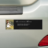 Stylish Lady Bumpersticker (Op auto)
