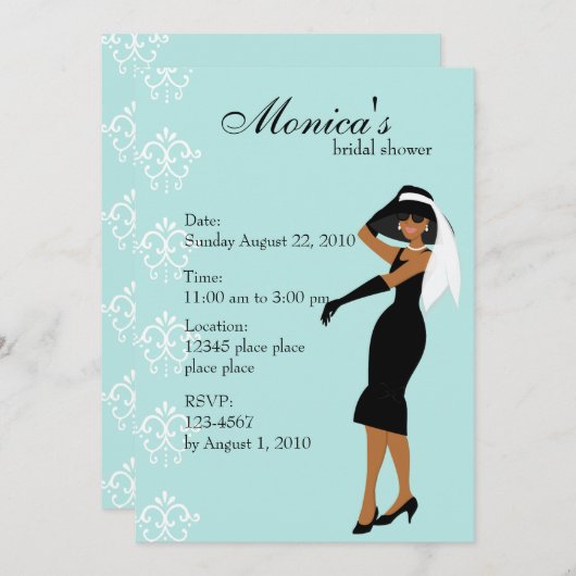 Stylish Lady Kaart (Voorkant / Achterkant)