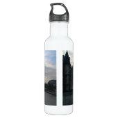 Stylish Liberty Bottle met zonsondergang in Parijs Waterfles (Achterkant)
