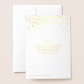 Stylish Lijst Wedding Ceremony Programs Folie Kaarten (Met envelop)
