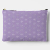 Stylish Logo Print Organizer Pale Purple Etui (Voorkant)