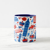 Stylish London, England Mok - Reizen - Gift (Center)