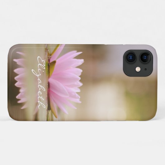 Stylish Lotus Flower Landscape, Zen Case-Mate iPhone Case (Achterkant (horizontaal))