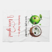 Stylish Love Gift Funny Food Kitchen Towel Theedoek (Horizontaal)