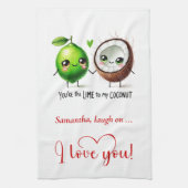 Stylish Love Gift Funny Food Kitchen Towel Theedoek (Verticaal)