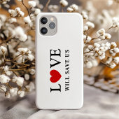 Stylish Love zal ons slogan redden iPhone Hoesje