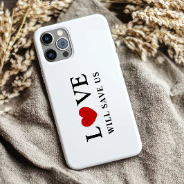 Stylish Love zal ons slogan redden iPhone 13 Mini Hoesje