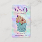 Stylish Manicurist Artist Nail Studio Chic Opal Visitekaartje (Voorkant)
