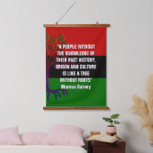 Stylish Marcus Garvey TREE ZONDER ROOTS Hangend Wandkleed (Slaapkamer)