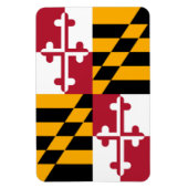 Stylish Maryland State Flag Decor Magneet (Verticaal)