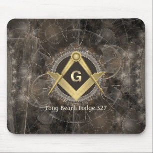 Stylish Masonic Monogrammed Muismat
