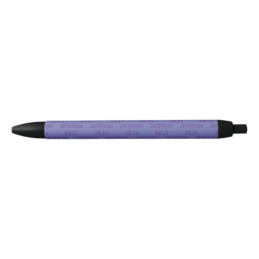 Stylish Mauve JEREMIAH 29 11 Zwarte Inkt Pen (Voorkant)