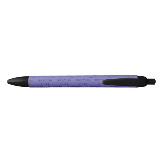 Stylish Mauve JEREMIAH 29 11 Zwarte Inkt Pen (Achterkant)