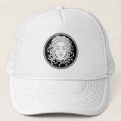 Stylish Medusa Head Trucker Pet (Voorkant)