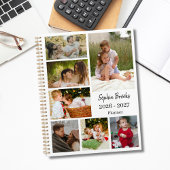Stylish Modern 6 Photo Collage Appointment Book Planner