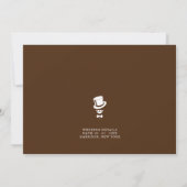 Stylish Modern Best Man Wedding Simple Proposal  Kaart (Achterkant)