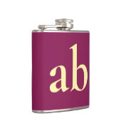  STYLISH MODERN CUSTOM NAME WINE BEIGE  WEDDING HEUPFLES (Rechts)