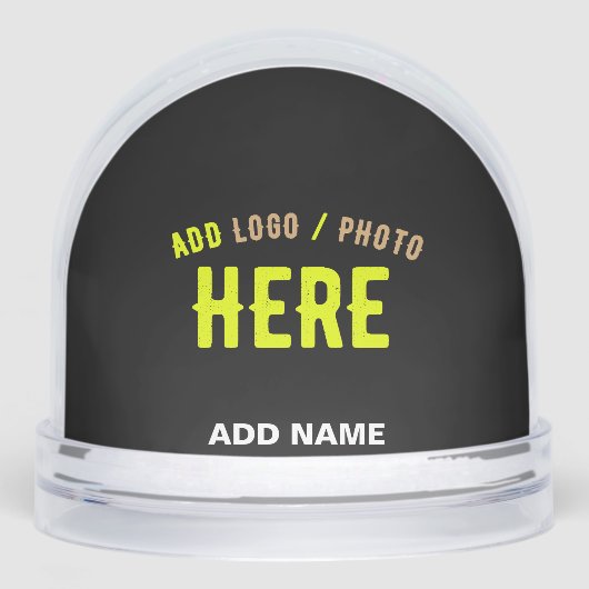 STYLISH MODERN CUSTOMIZABLE BLACK VERIFIED BRANDED SNEEUWBOL (Voorkant)