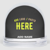 STYLISH MODERN CUSTOMIZABLE BLACK VERIFIED BRANDED SNEEUWBOL (Achterkant)