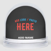 STYLISH MODERN CUSTOMIZABLE BLACK VERIFIED BRANDED SNEEUWBOL (Voorkant)