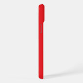 STYLISH MODERN CUSTOMIZED NAME RED COLOUR iPhone HOESJE (Rechterkant)