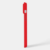 STYLISH MODERN CUSTOMIZED NAME RED COLOUR iPhone HOESJE (Linkerkant)