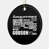 Stylish Modern & Fun Godsons : Greatest Godson Keramisch Ornament (Links)