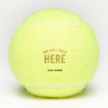 STYLISH MODERN  GEEL VERIFIEERDE BRAND TENNISBALLEN<br><div class="desc">DIT IS EEN ONTWERPAANPASSING VOOR KLANTEN. U KUNT LOGO,  FOTO,  TEKST EN KLEUREN WIJZIGEN,  VERGROTEN OF VERKLEINEN OP DE MANIER DIE U WILT. DANK U.</div>