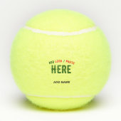 STYLISH MODERN  GEEL VERIFIEERDE BRAND TENNISBALLEN (Achterkant)