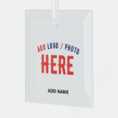 STYLISH MODERN  WHITE VERIFIEERDE BRAND GLAS ORNAMENT (Voorkant links)