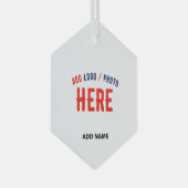 STYLISH MODERN WHITE VERIFIEERDE BRAND GLAS ORNAMENT (Voorkant Rechts)